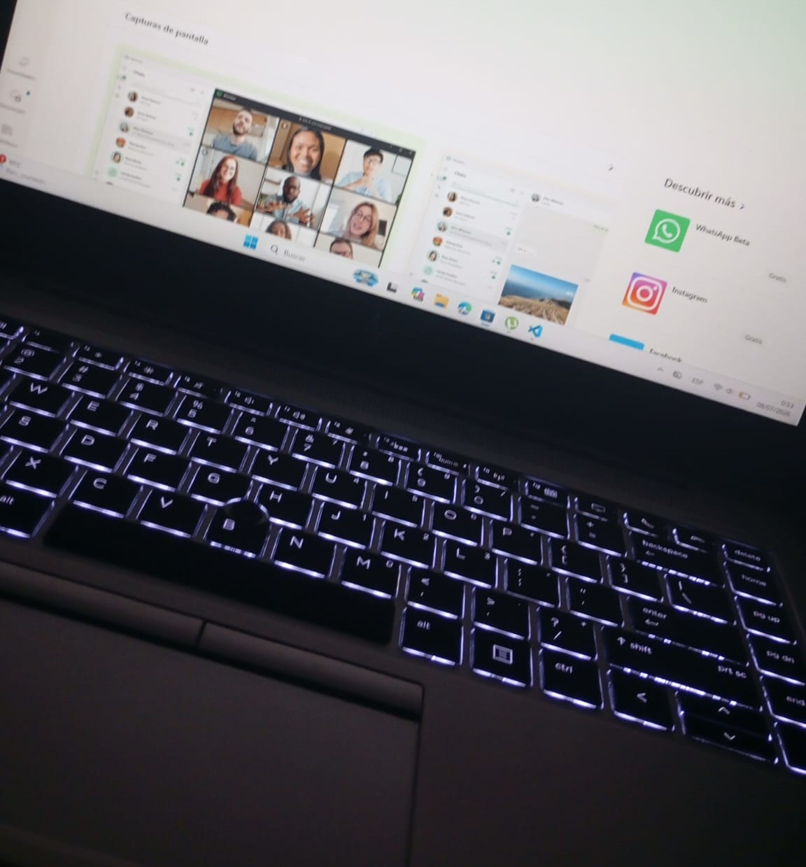 Laptop teclado